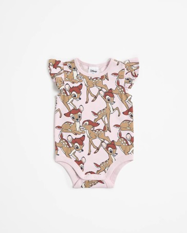 Baby Disney Bambi Ruffle Sleeve Bodysuit