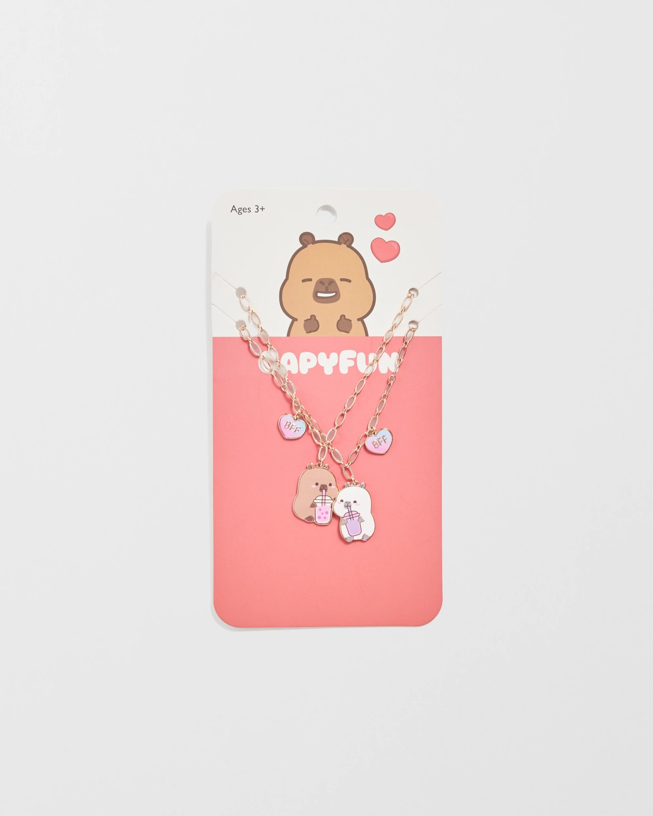 CapyFun Capybara 2 Pack BFF Necklaces 3 of 3