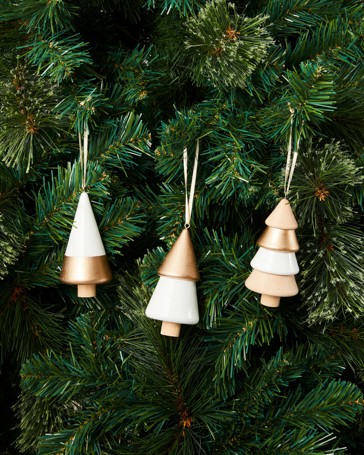 Anko Wooden Tree Decoration - Assorted