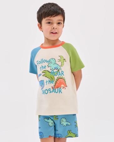 Australian Cotton Younger Boys Waffle Knit Pyjama Set