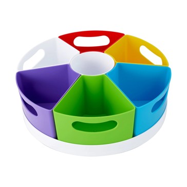 Spinning Art & Craft Tray, 8 Pieces - Anko
