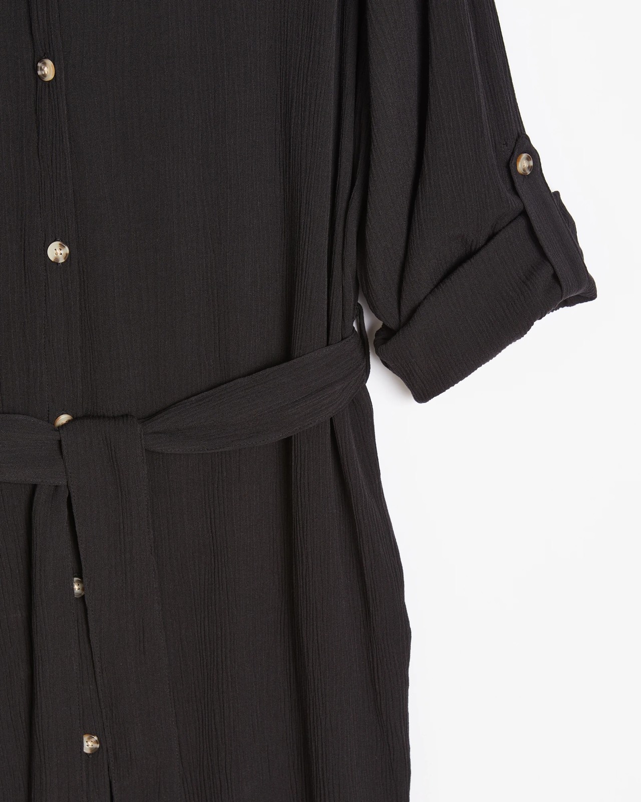 H&m black shirt on sale dress