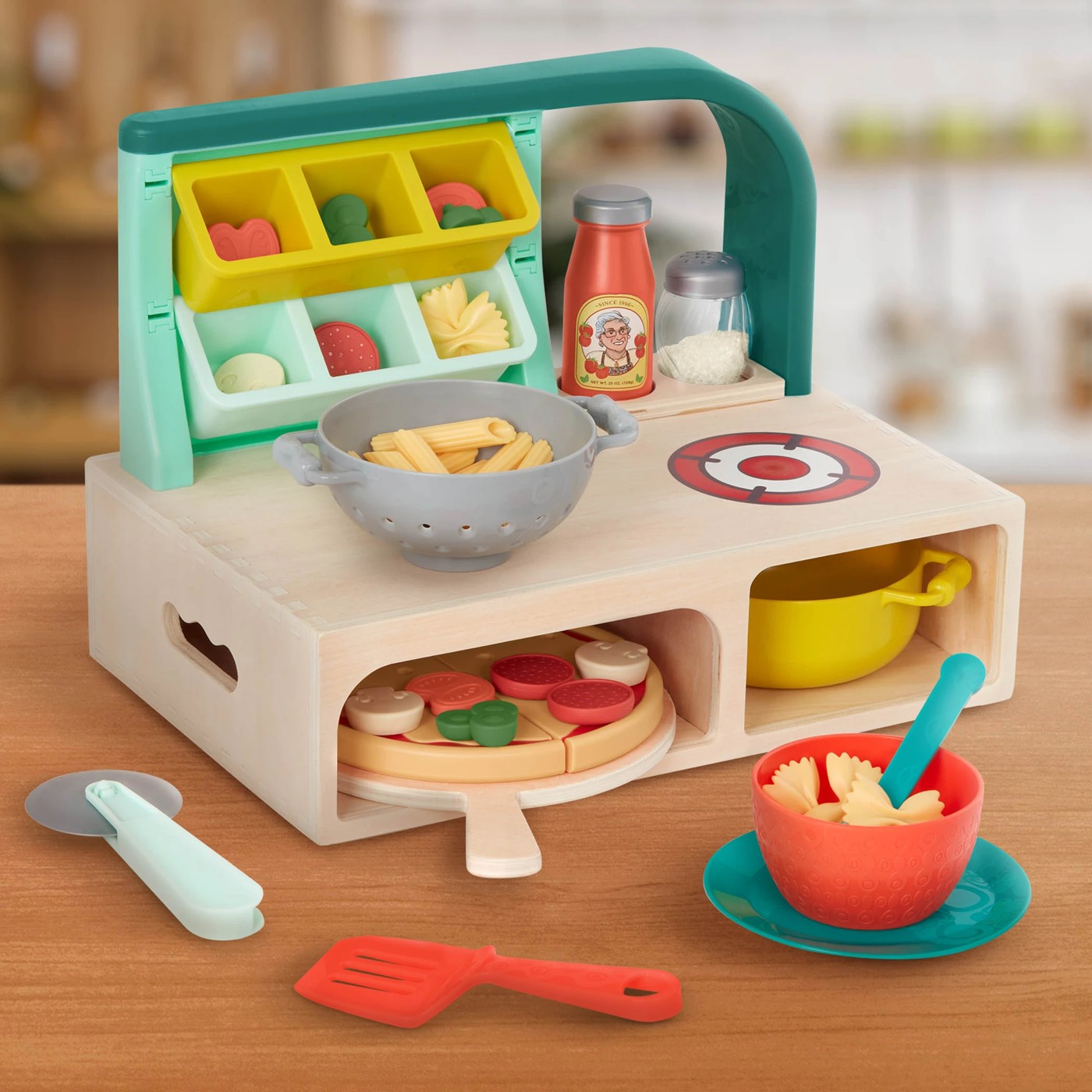 B. toys Mini Chef - Pizza-n-Pasta Playset