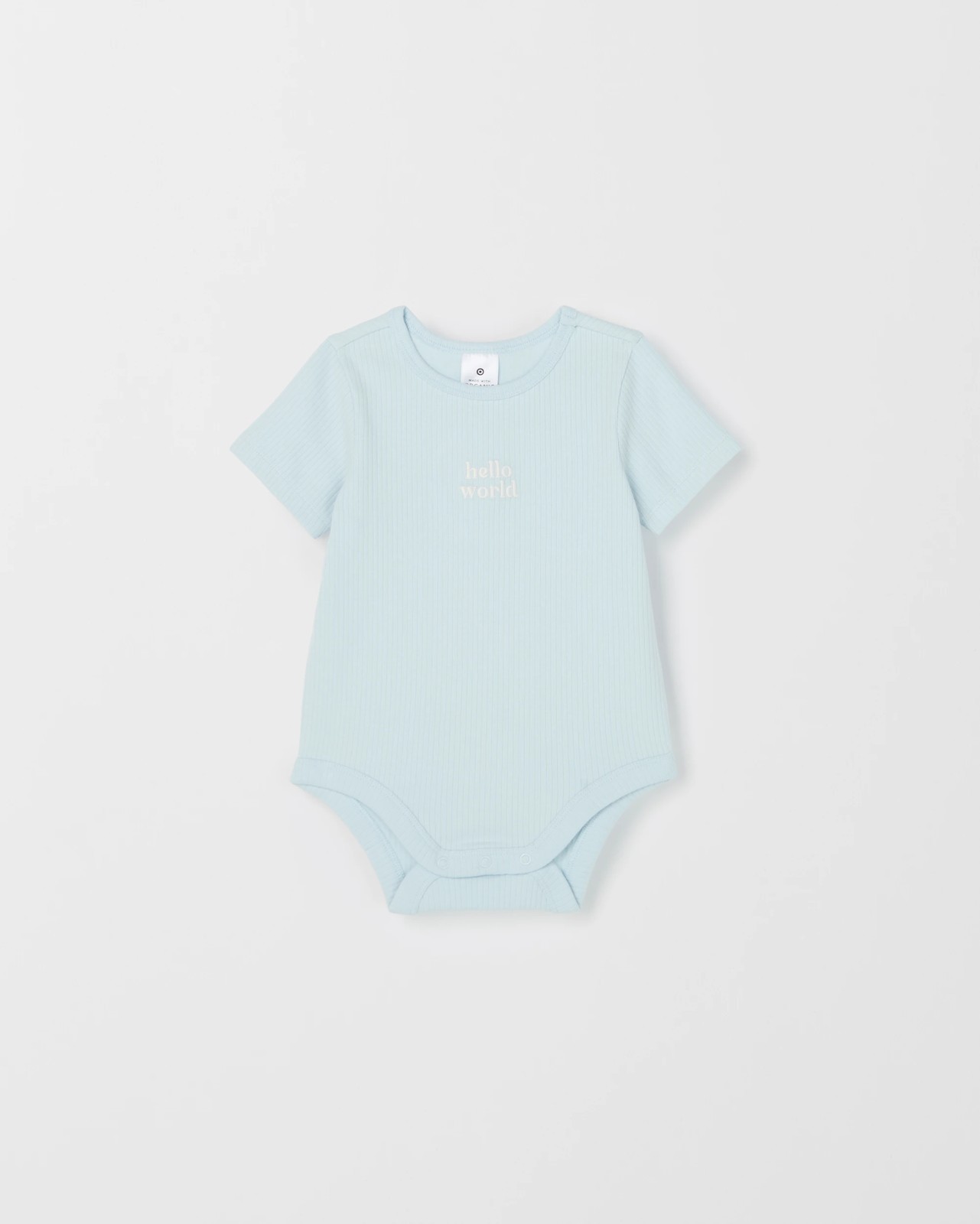 Baby Organic Cotton 3 Pack Ribbed Bodysuits 5 of 5