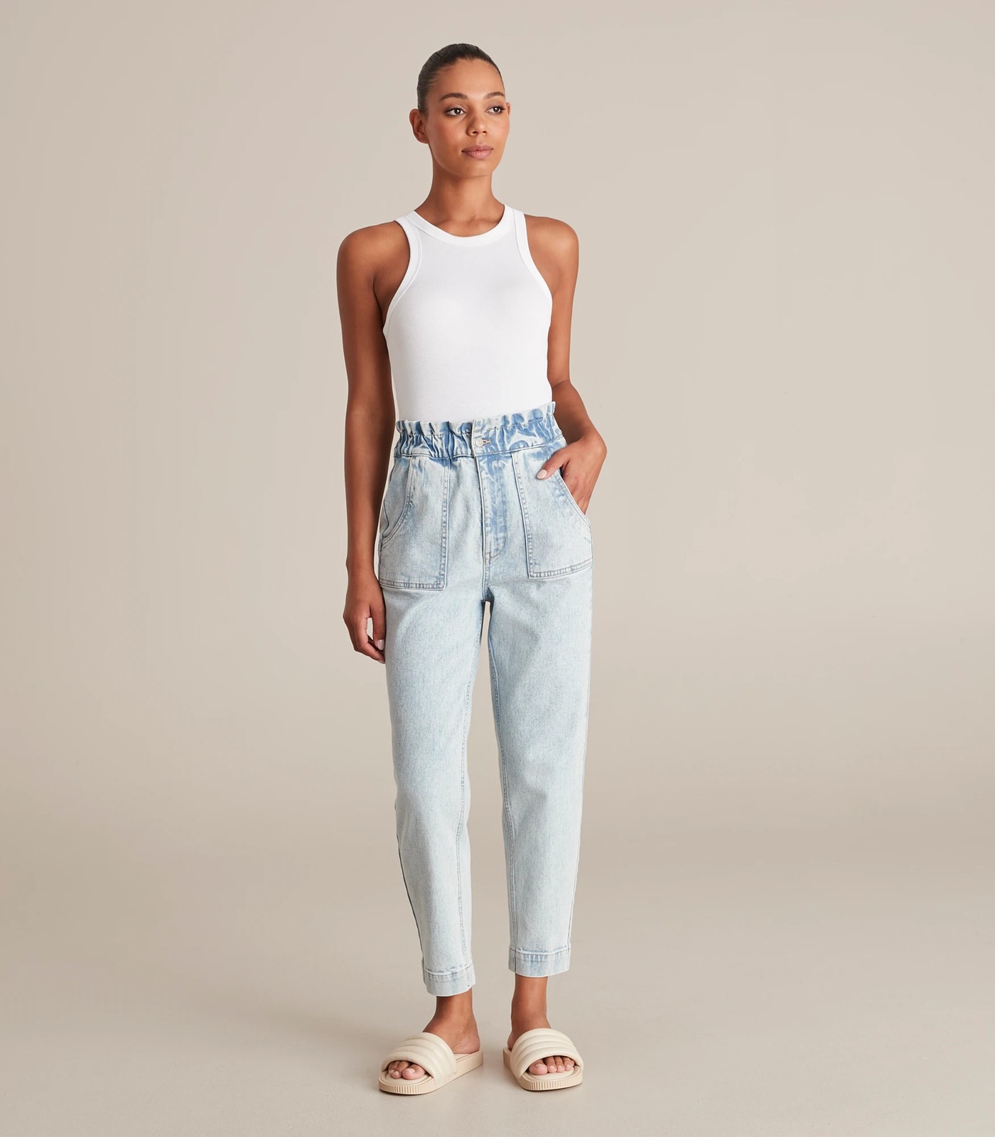 Paper bag jeans hot sale target