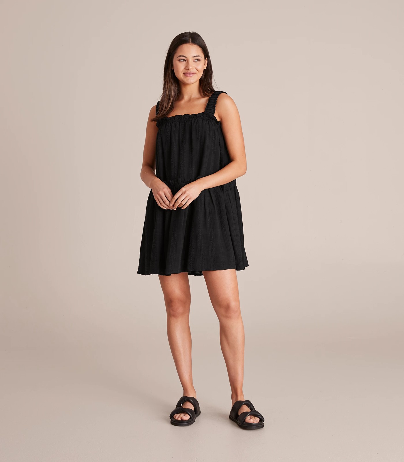 Lily Loves Gathered Strap Mini Dress 2 of 6