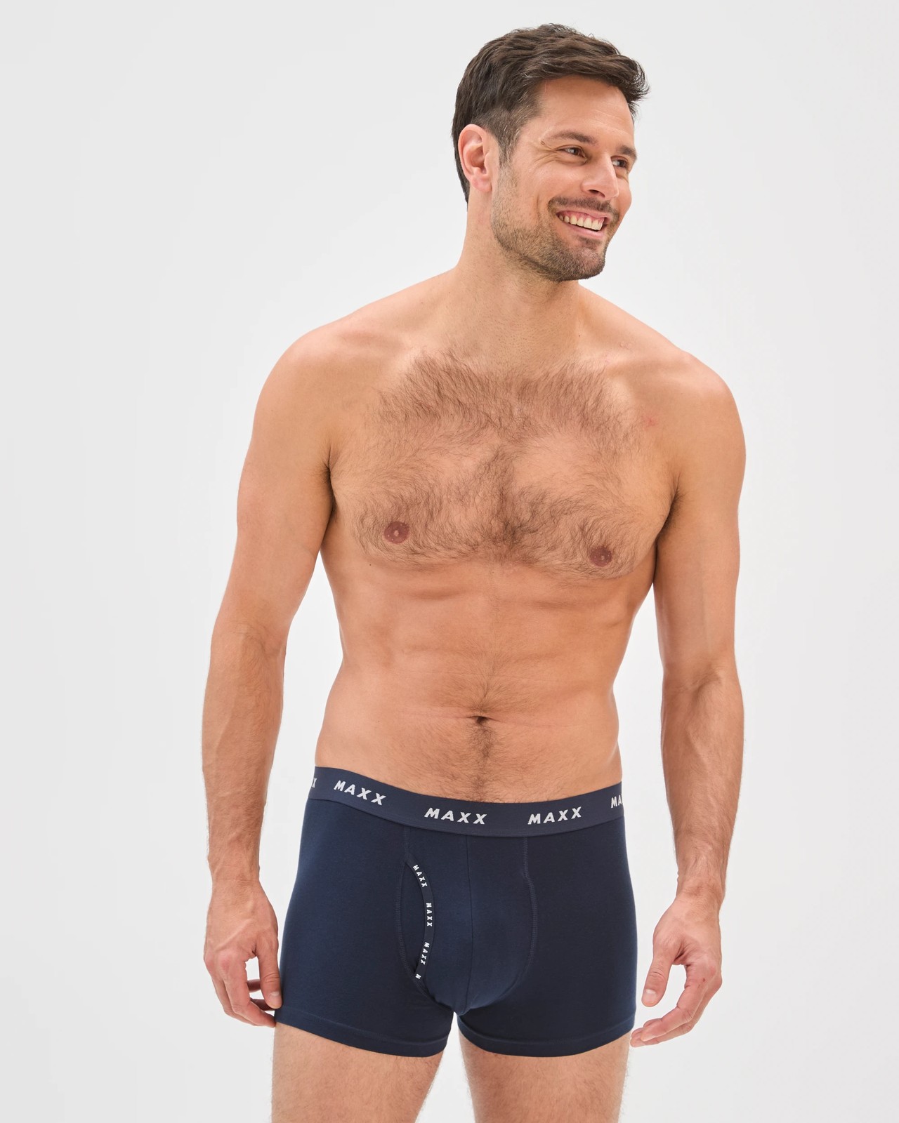 Maxx Australian Cotton Blend 3 Pack Flyfront Trunks 2 of 4
