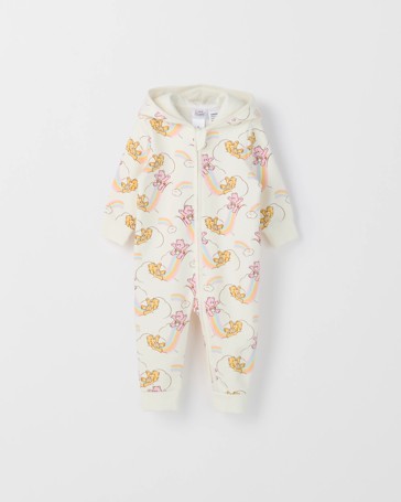 Care Bears Australian Cotton Baby Hooded Fleece Coverall