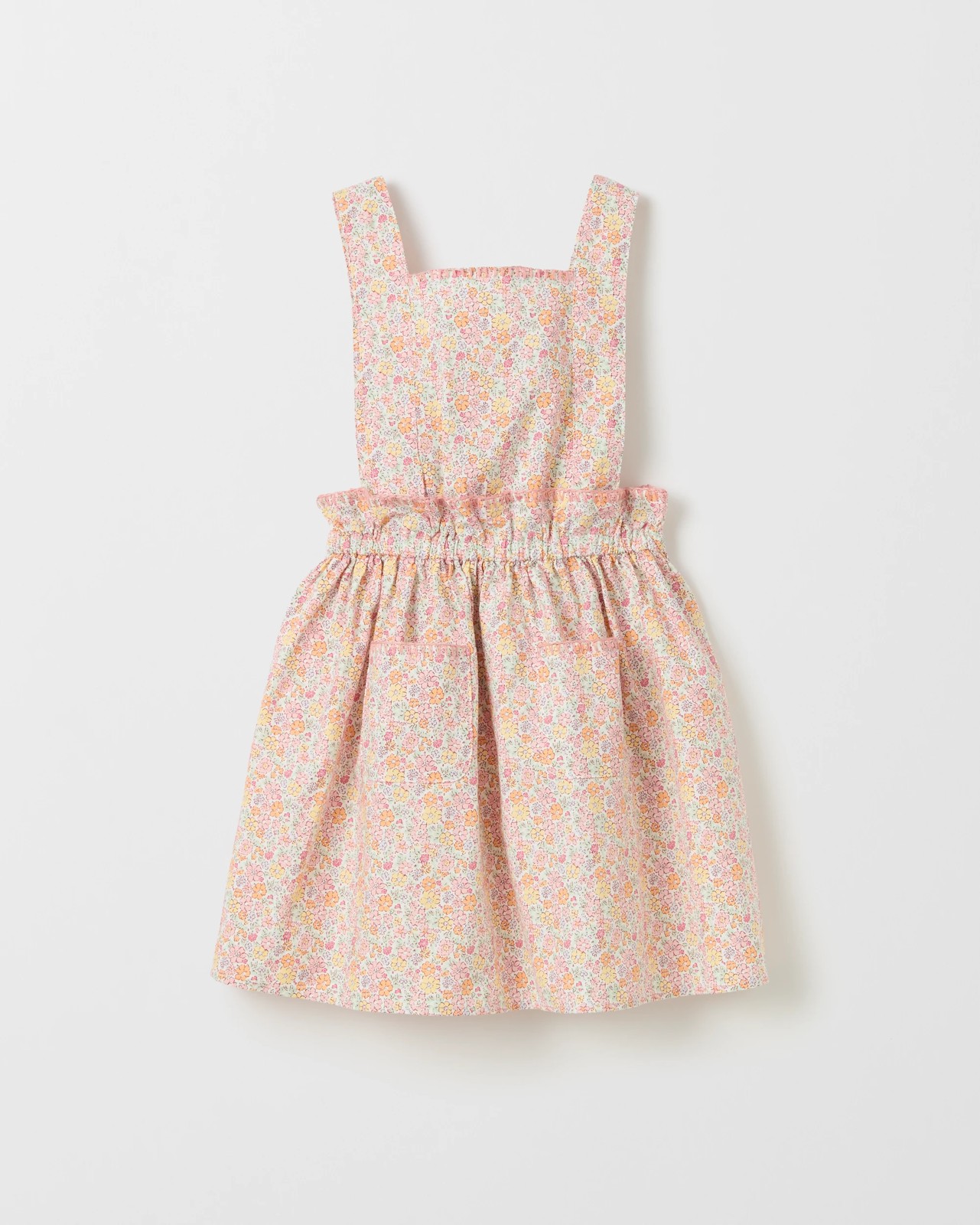 Australian Cotton Woven Apron Dress - Ditsy Multi 5 of 5