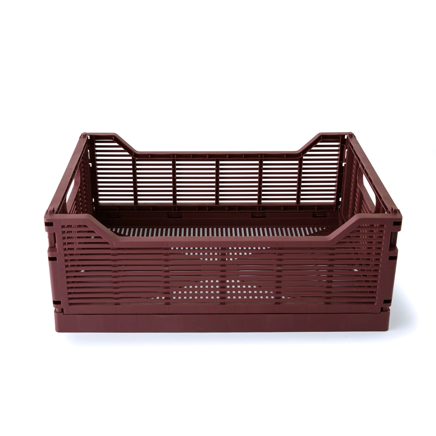 Anko 13L Linear Collapsible Crate - Medium - Burgundy 3 of 4
