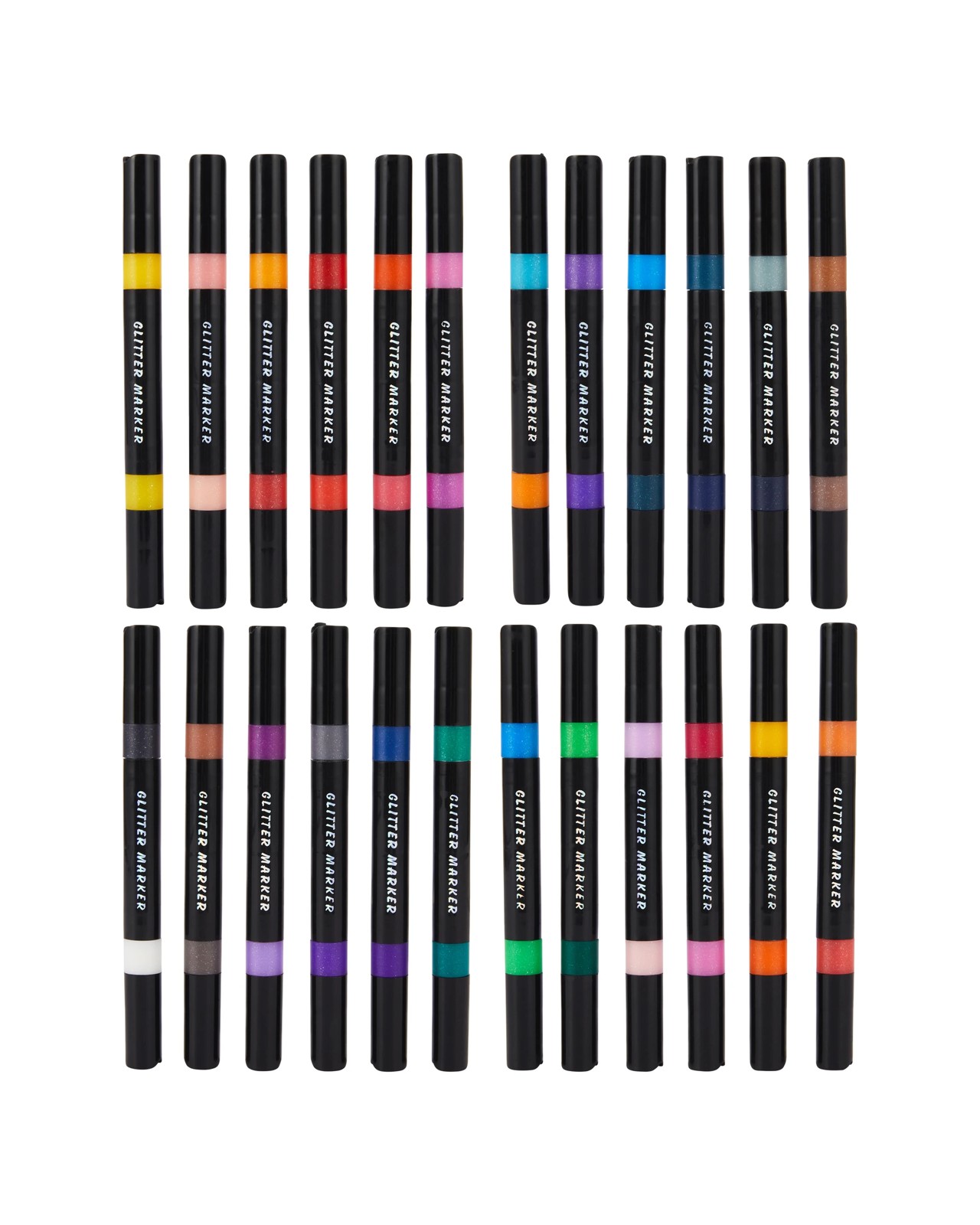 Anko 24 Pack Glitter Dual Tip Markers 3 of 6