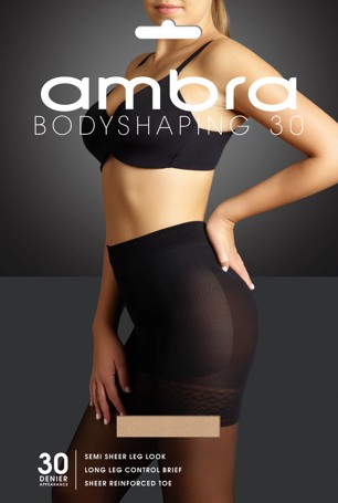 Ambra 1 Pack 30 Denier Bodyshaping Pantyhose - Natural