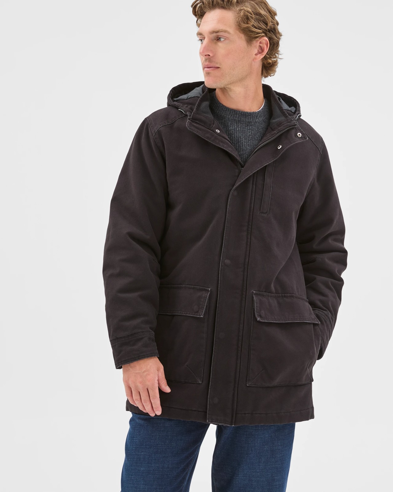 Australian Cotton Canvas Parka Jacket 5 of 5