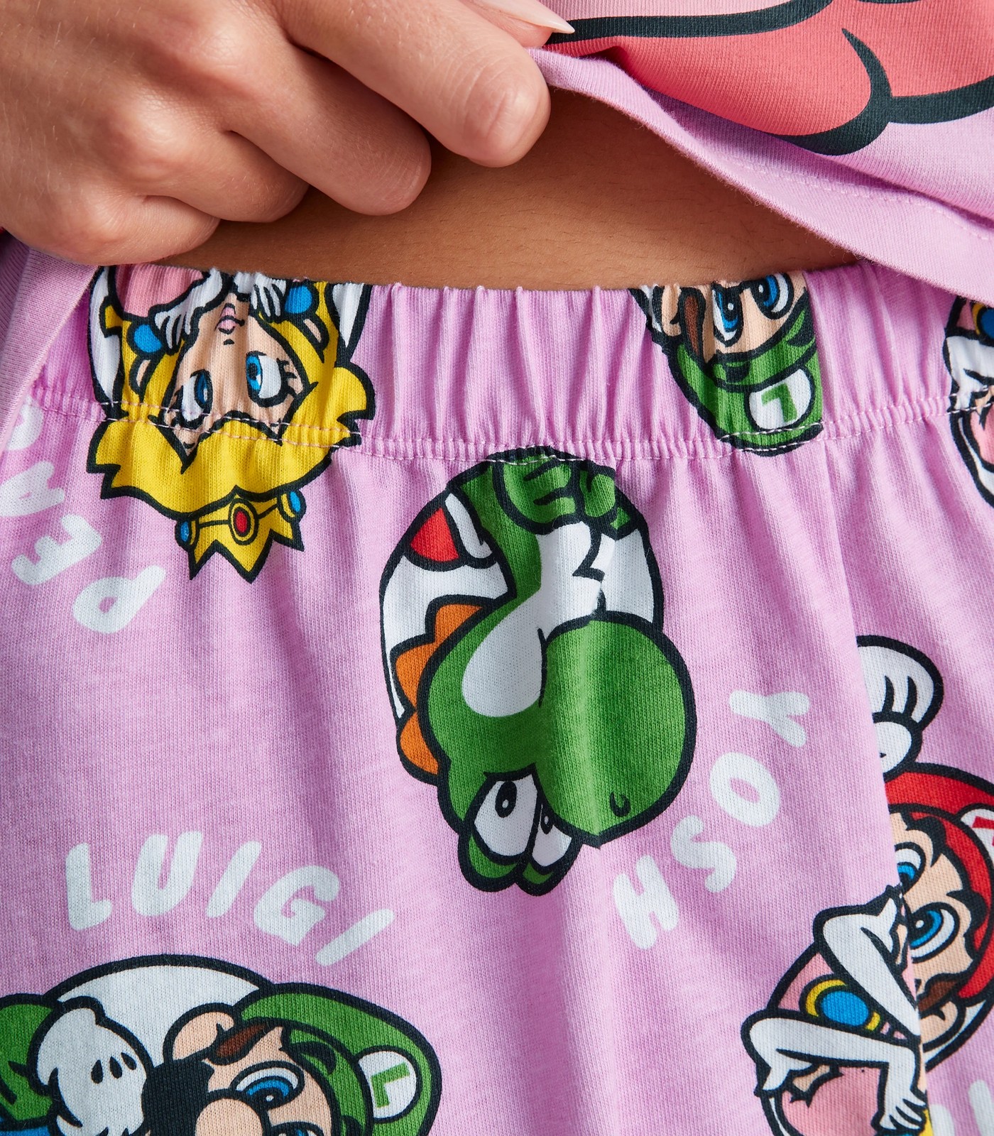 Womens Family Matching Super Mario Cotton Pyjama Set 5 of 5