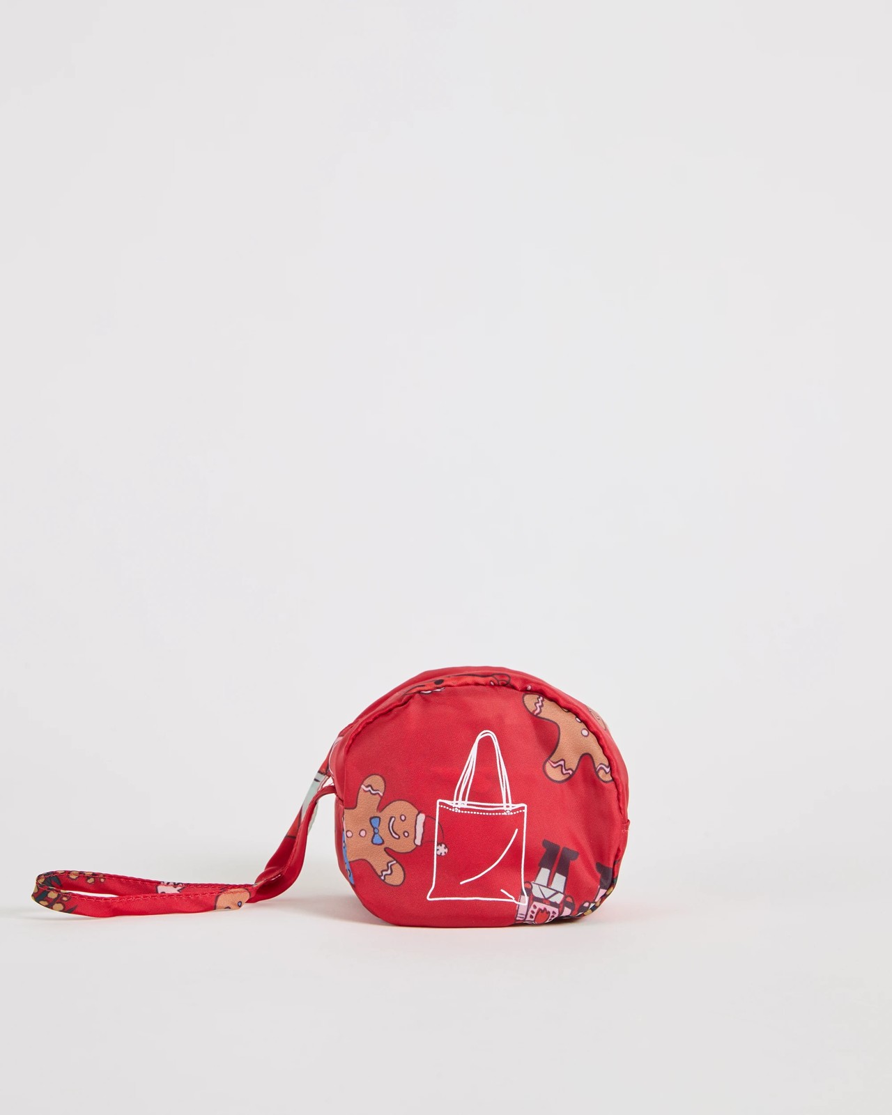 Fold Up Christmas Shopper Tote Bag - Red Australiana 3 of 3