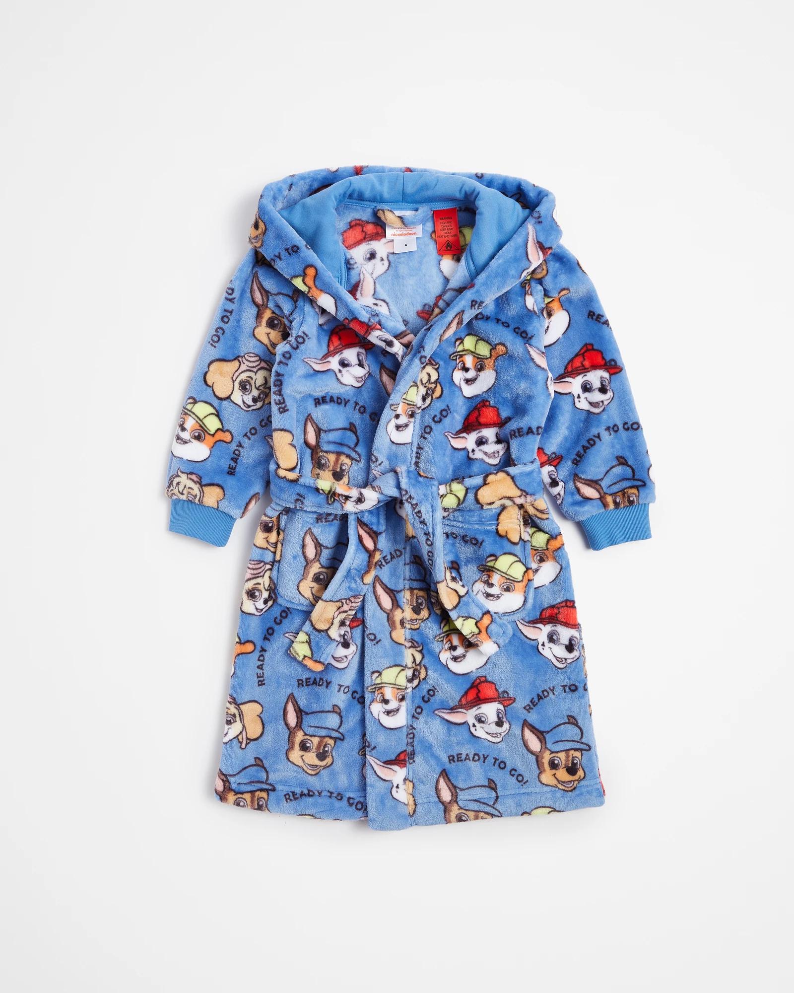 Paw Patrol Fleece Dressing Gown Target Australia