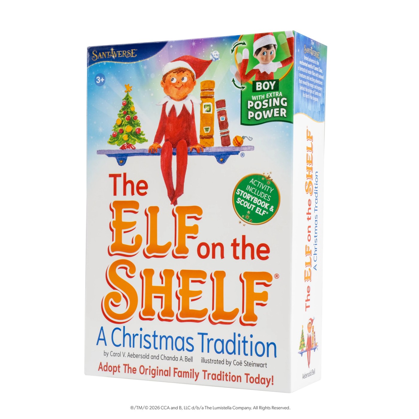 Santaverse The Elf on the Shelf: A Christmas Tradition Boy with Extra Posing Power by Carol V. Aebersold and Chanda A. Bell - Book 3 of 5