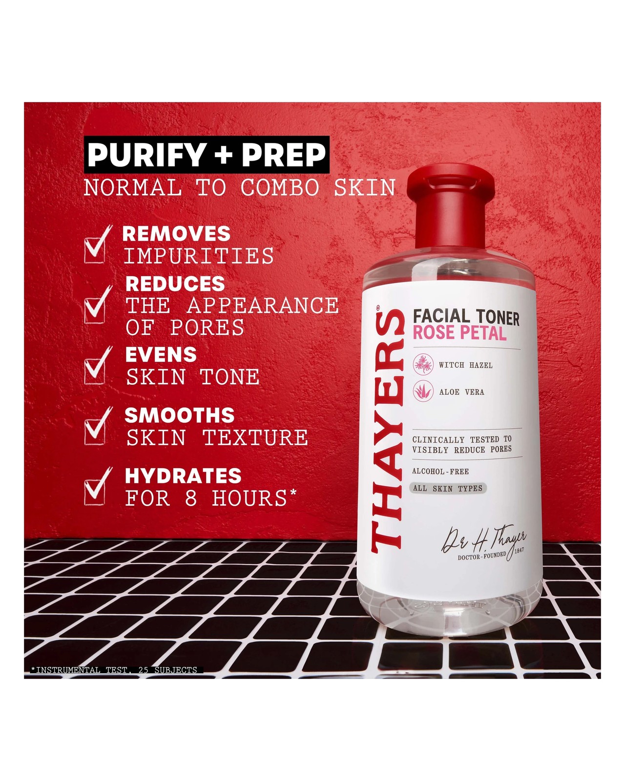 Thayers Rose Petal Alcohol Free Facial Toner 355ml - Witch Hazel and Aloe Vera 3 of 6