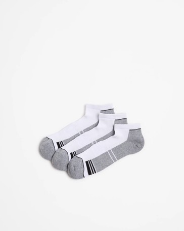 Australian Cotton Blend 3 Pack Sport Low Cut Socks - Maxx