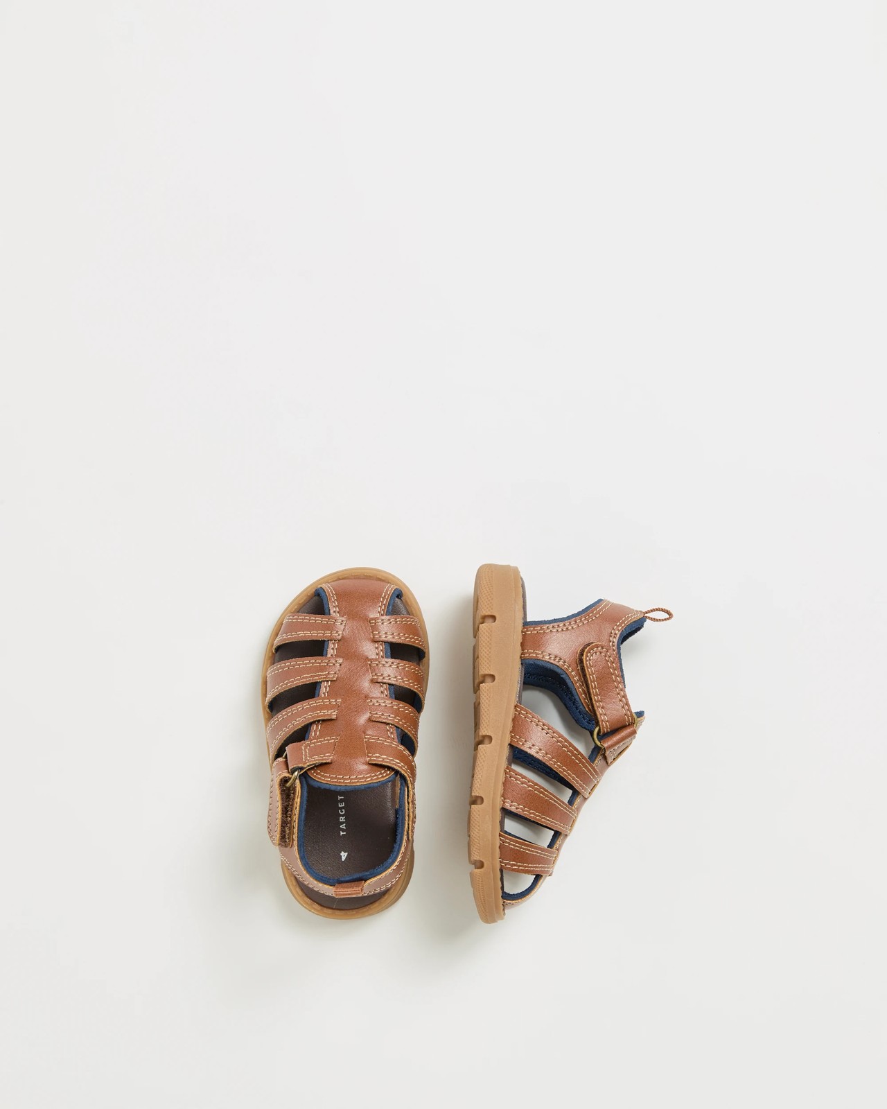 First Walker/Junior Caged Sandals - Tan 3 of 3