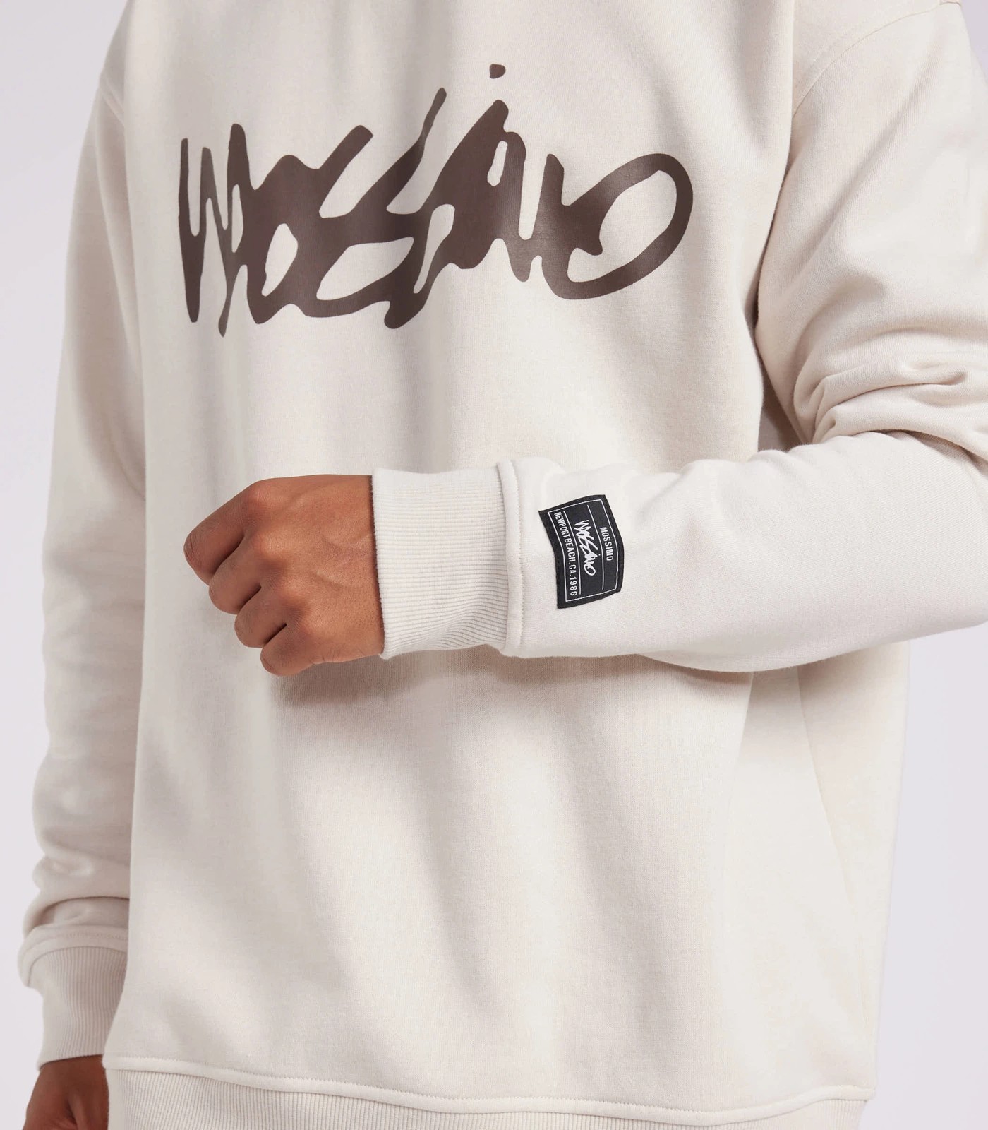 Mossimo Core Crew Jumper - Off White