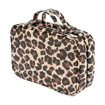Travel Bag, Leopard - OXX Cosmetics