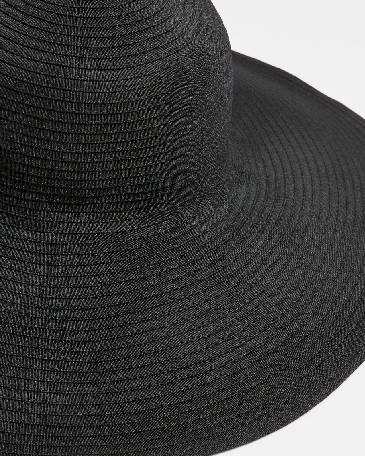 Packable Wide Brim UPF 50+ Sun Hat - Black 2 of 3