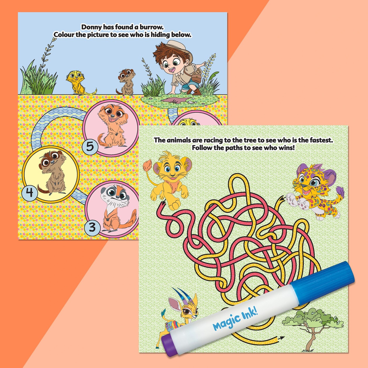 INKredibles Safari Park Magic Ink Pictures - Book 4 of 5