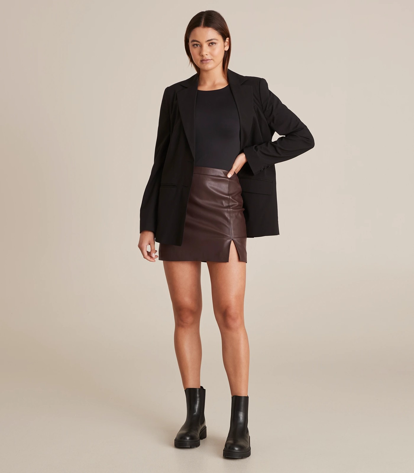 Lily Loves PU Mini Skirt Target Australia