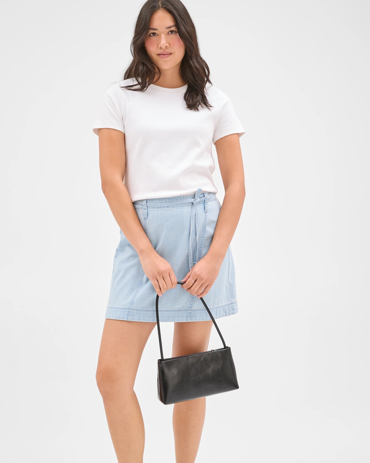 Wrap Front Mini Skirt 2 of 5