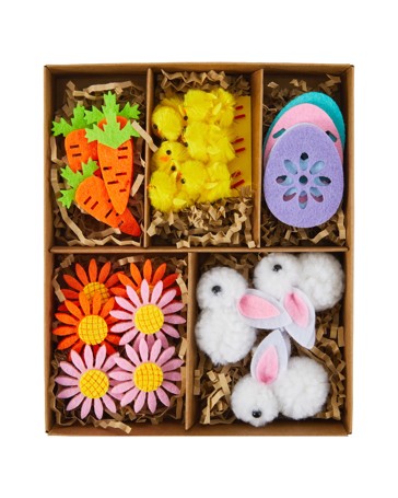 Anko 23 Piece Easter Craft Embellishment Set