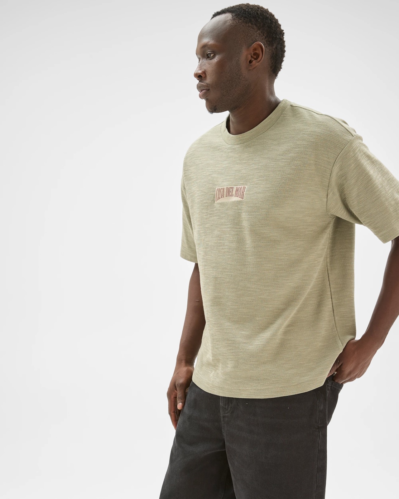 Commons Textured Graphic T-Shirt - Green Casa Del Mar 4 of 6