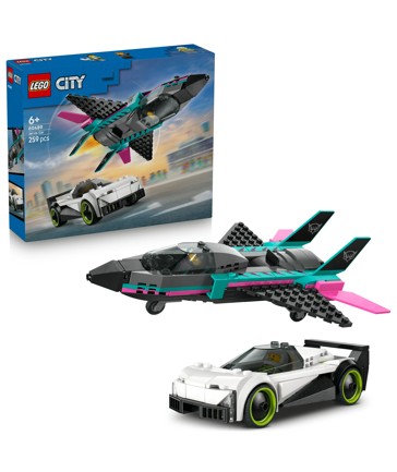 LEGO® City Jet vs. Car 60489