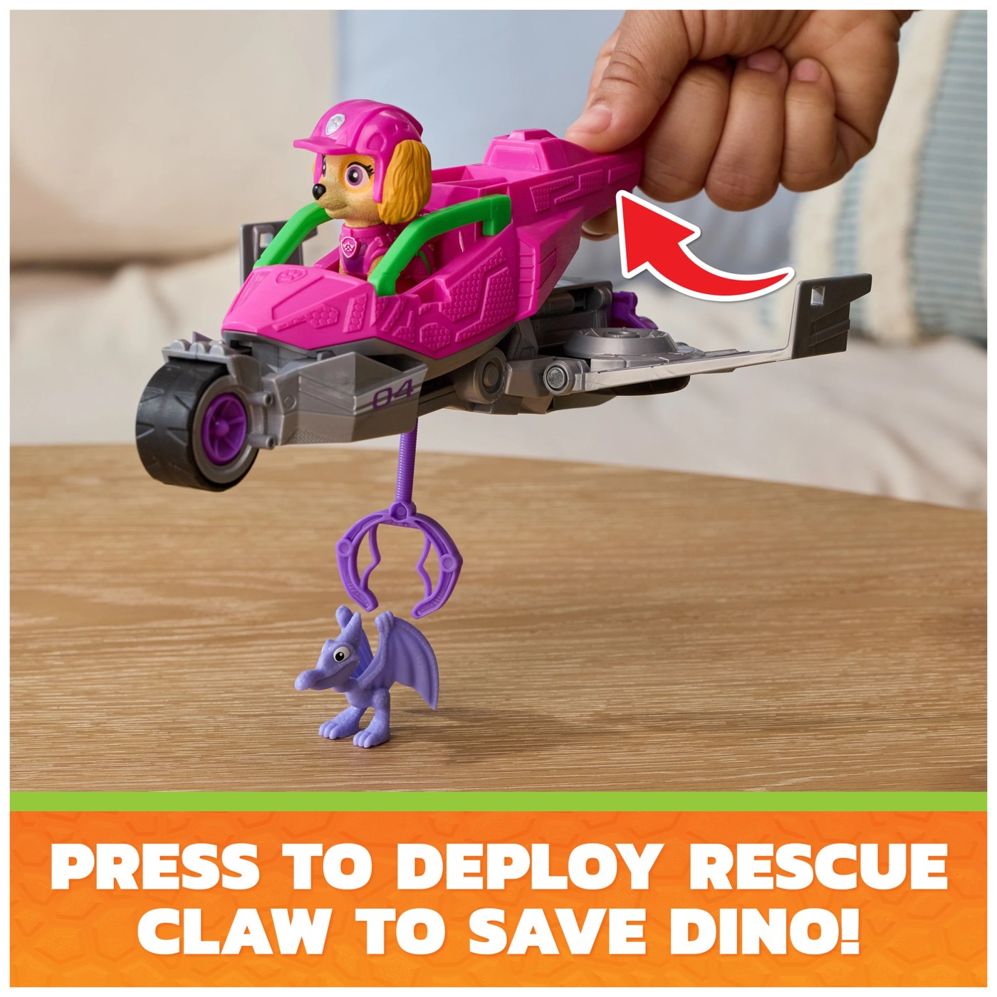 PAW Patrol The Dino Movie Skye Dino Rescue Jet 3 of 6