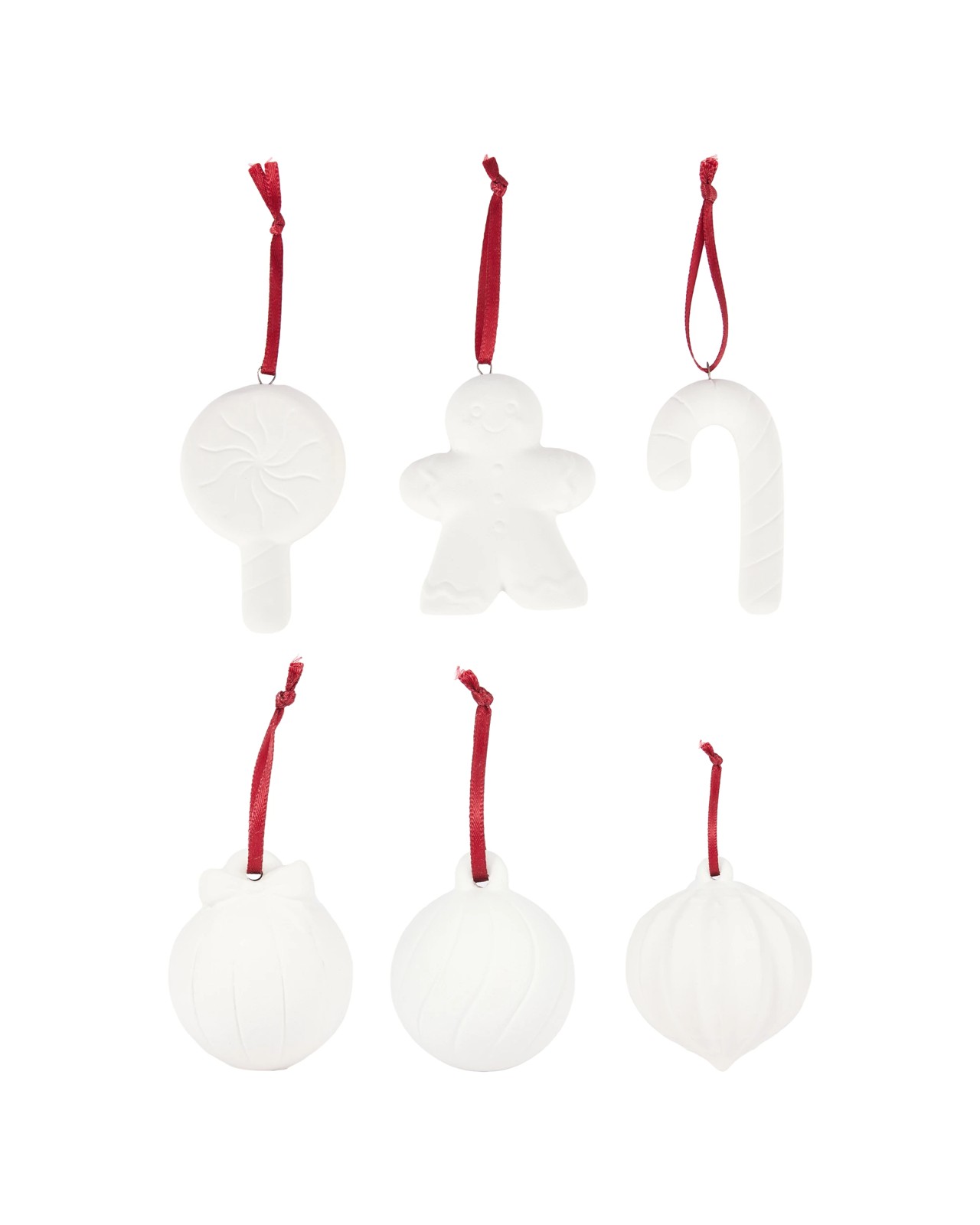 Anko Christmas Craft Paint Your Own Ceramic Ornaments 2 of 3