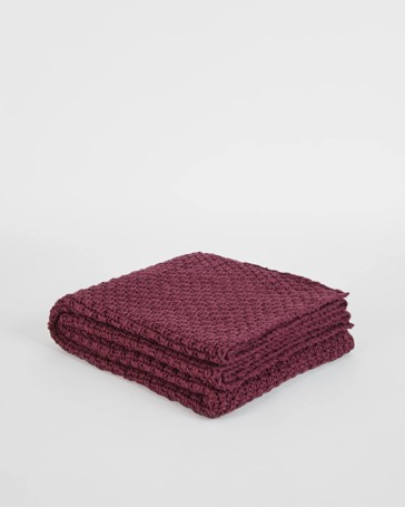 Dolly Chunky Textured Knit Throw