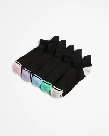Active Australian Cotton Blend 5 Pack No Show Socks