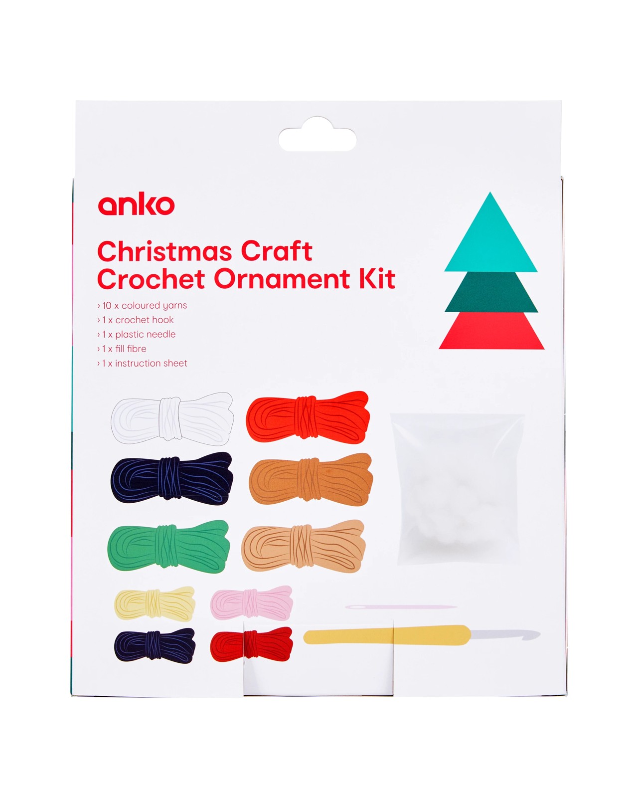 Anko Christmas Craft Crochet Ornament Kit 3 of 3