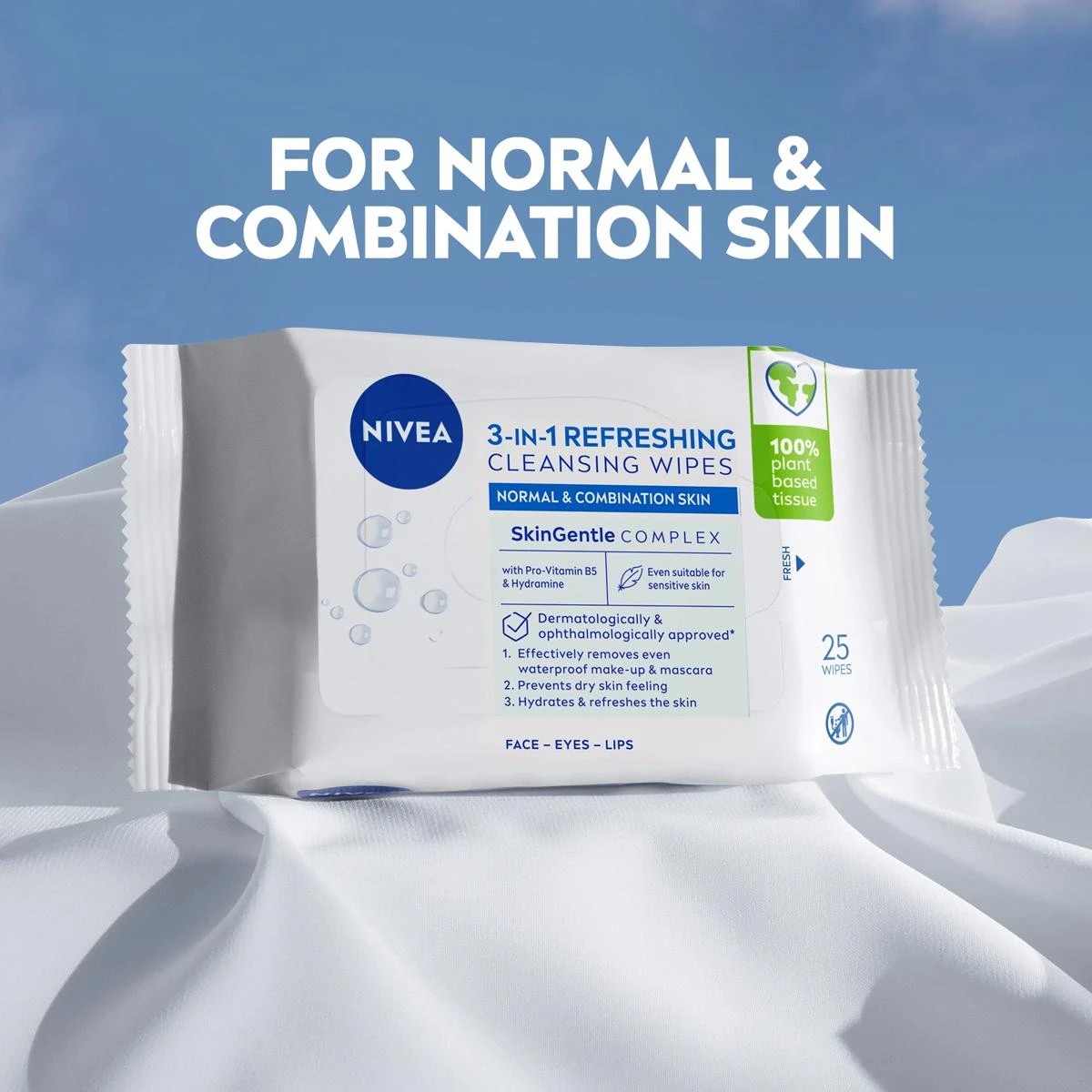 Nivea 7 Pack 3-in-1 Refreshing Cleansing Wipes - Pro Vitamin B5 and Hydramine 4 of 5