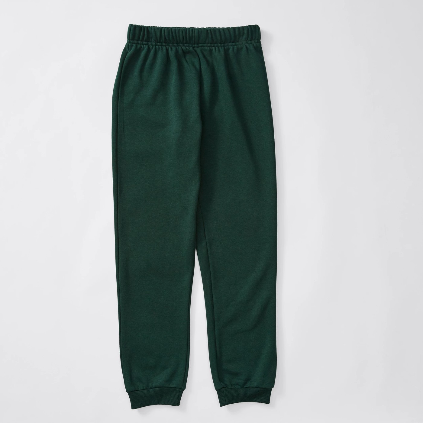 Fleece Cuffed School Trackpants - Green 4 of 4