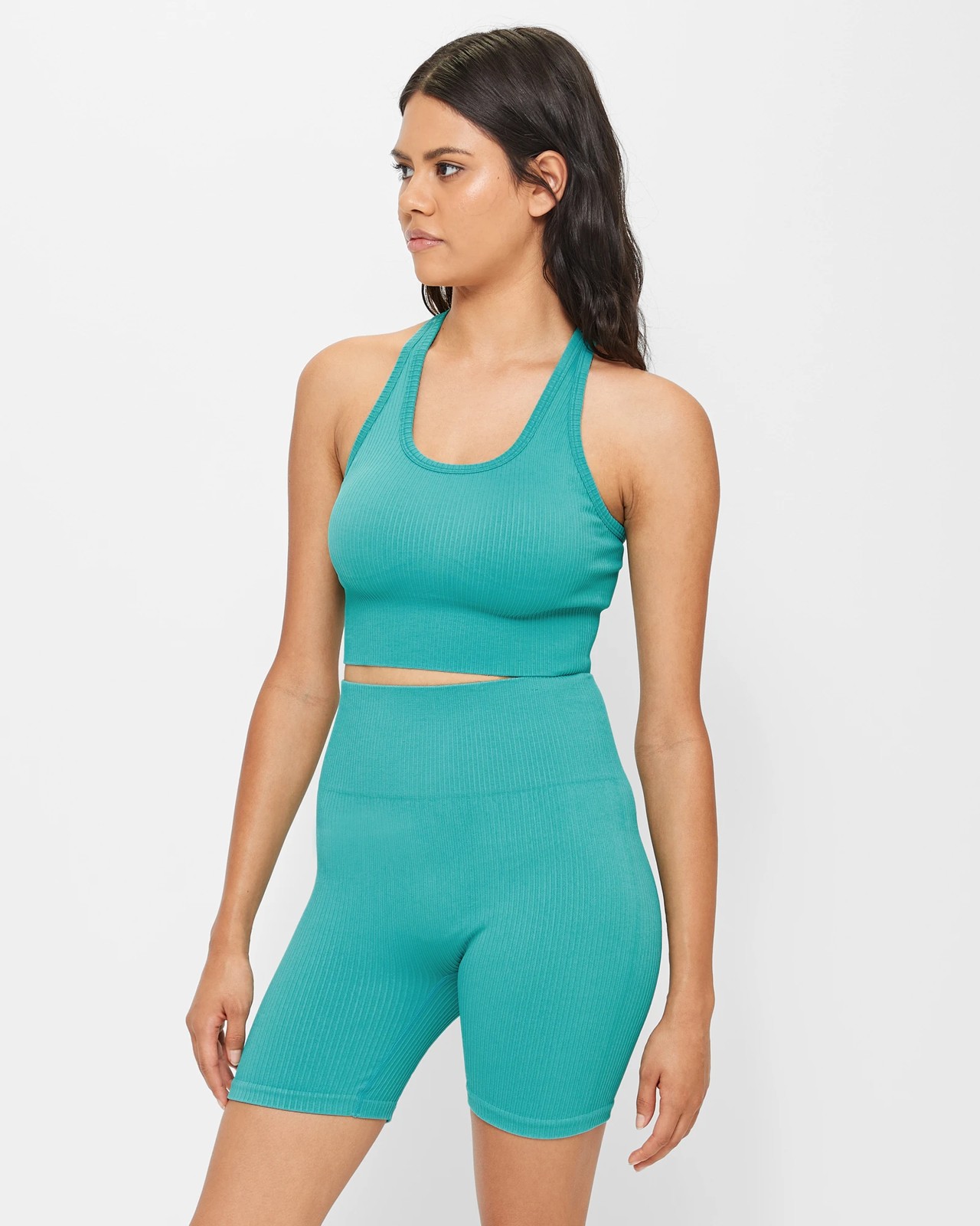 Active Seamfree Ribbed Longline Crop Top Target Australia