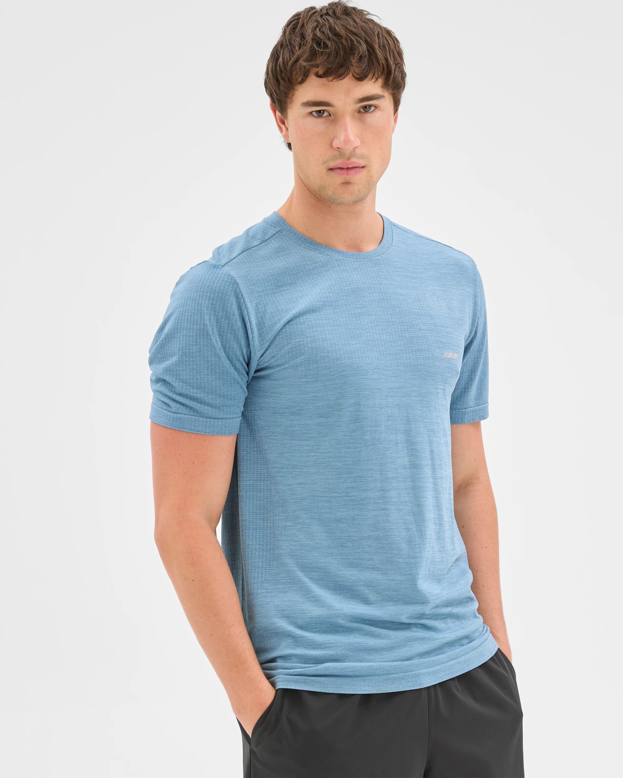 Active Training Seamless T-Shirt - Aegean Blue 3 of 6