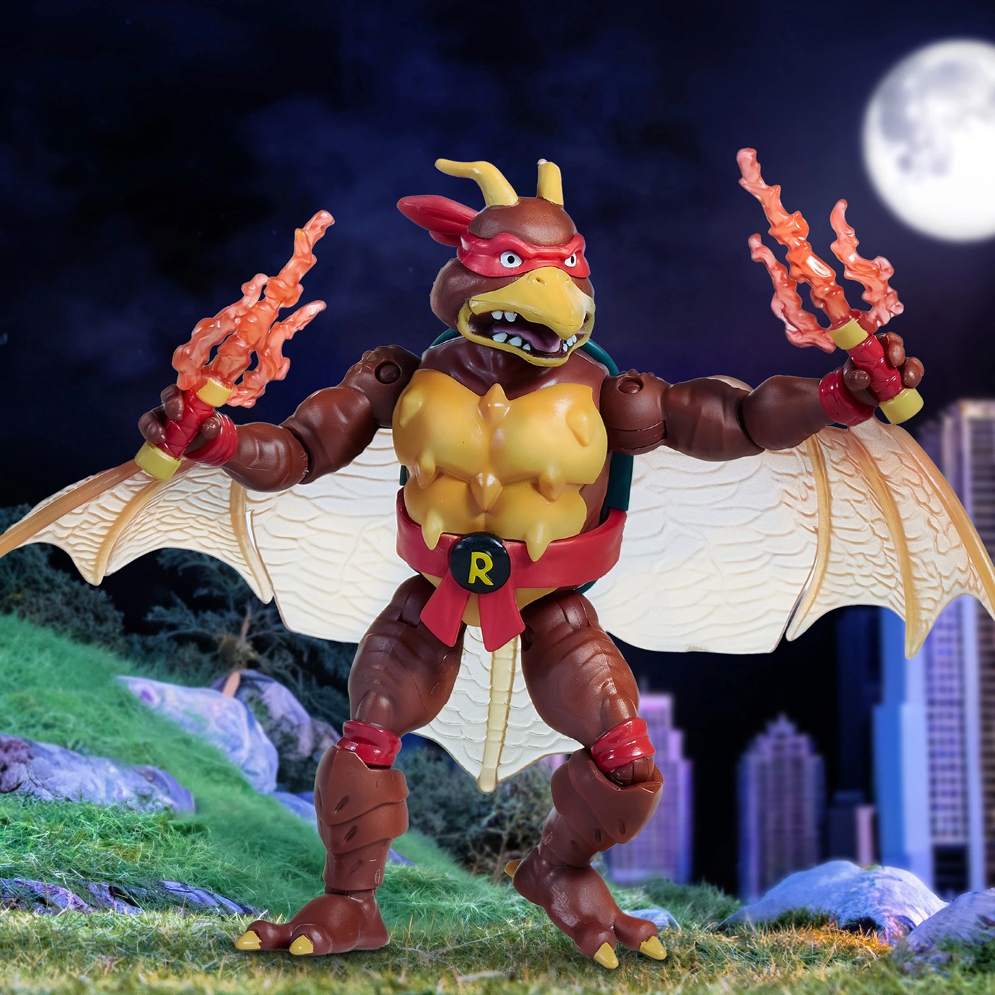 Teenage Mutant Ninja Turtles X Godzilla Figures - Raph X Rodan 5 of 6