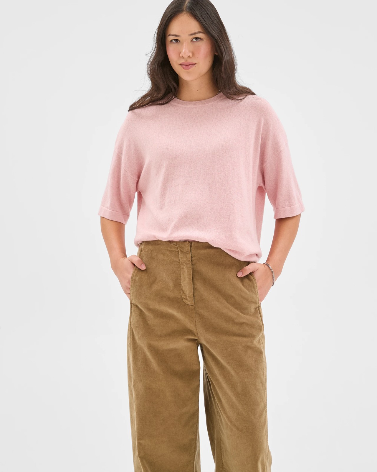 Cropped Wide Leg Cord Pants - Elm 3 of 5
