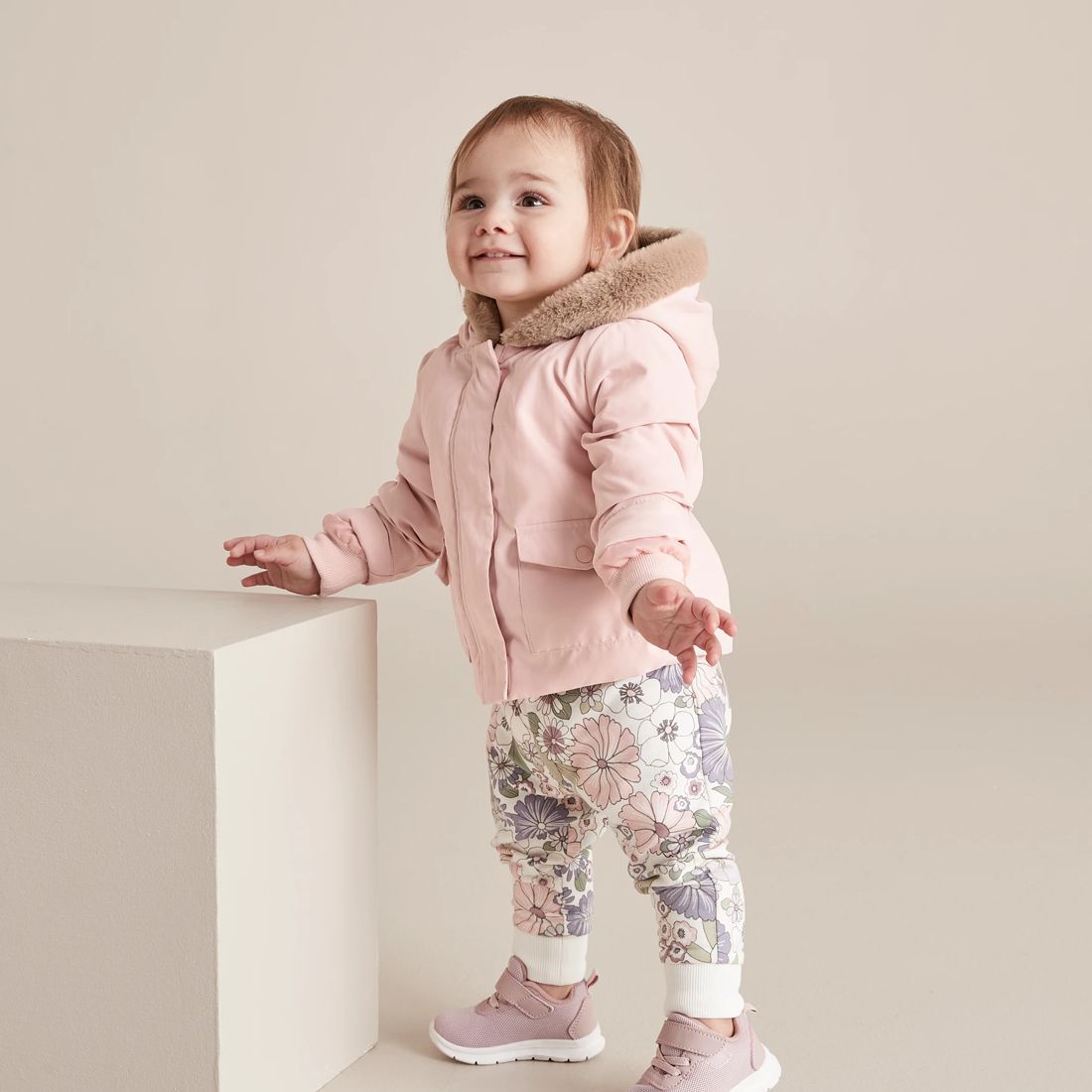 Baby Fur Trim Parka Jacket | Target Australia