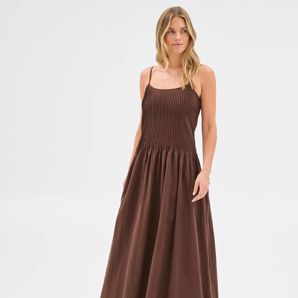 Australian Cotton Woven Pintuck Maxi Dress - Lily Loves product image