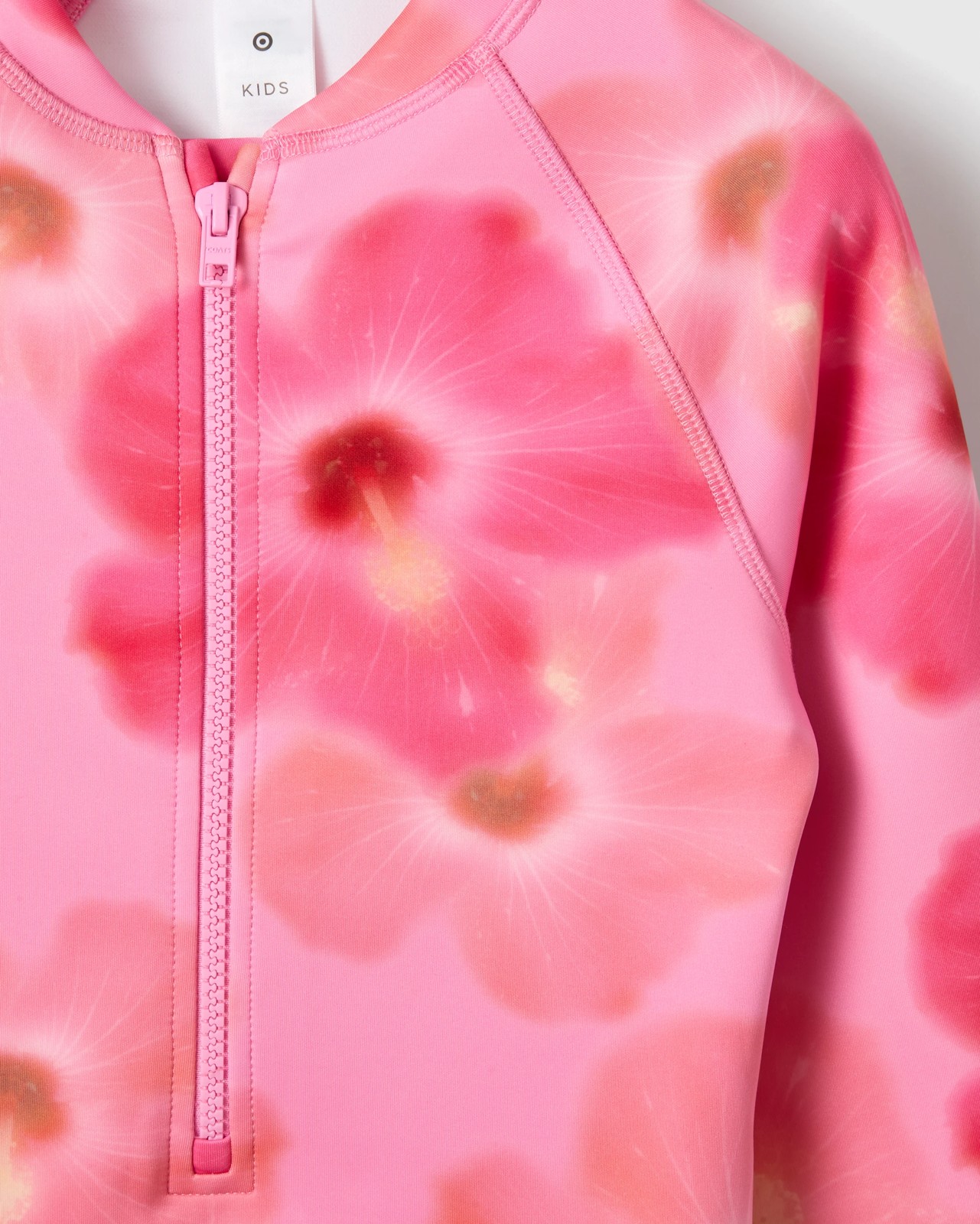 All Over Print Swim Surfsuit - Hibiscus AOP Pink | Target Australia