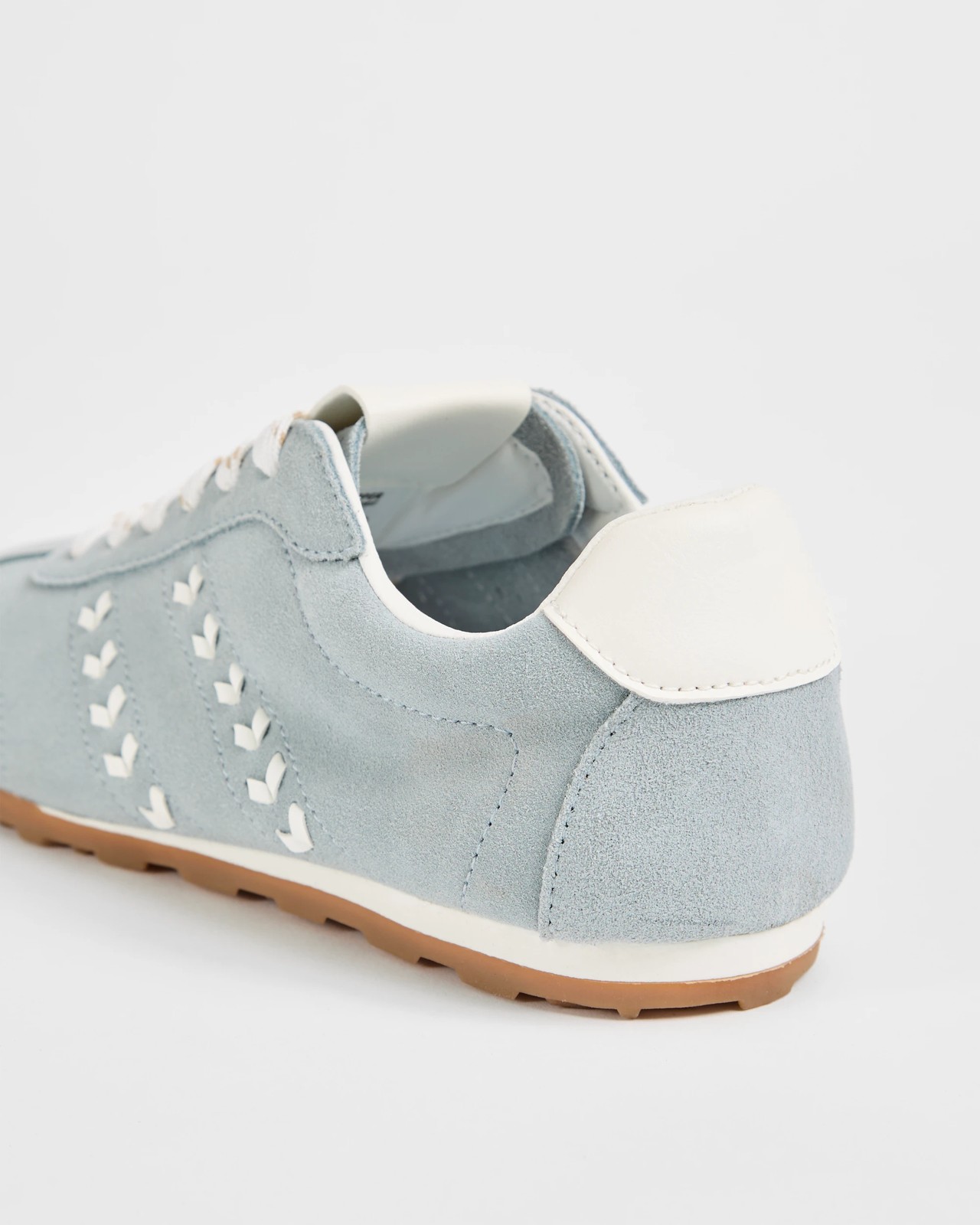 Genuine Suede Sneakers - Jenna - Dusty Blue 3 of 3