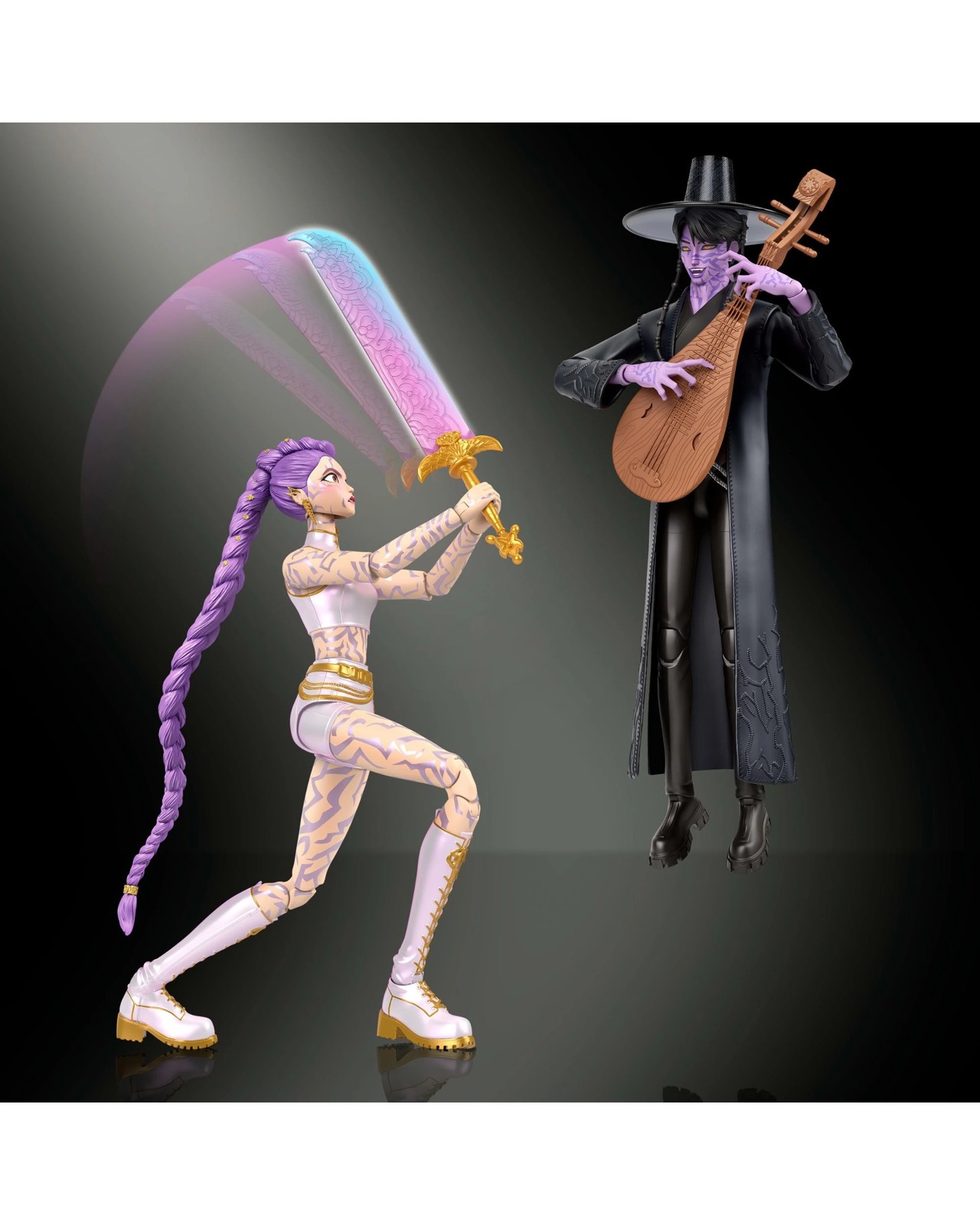 KPop Demon Hunters Rumi & Jinu Final Battle Action Figure Set 4 of 5
