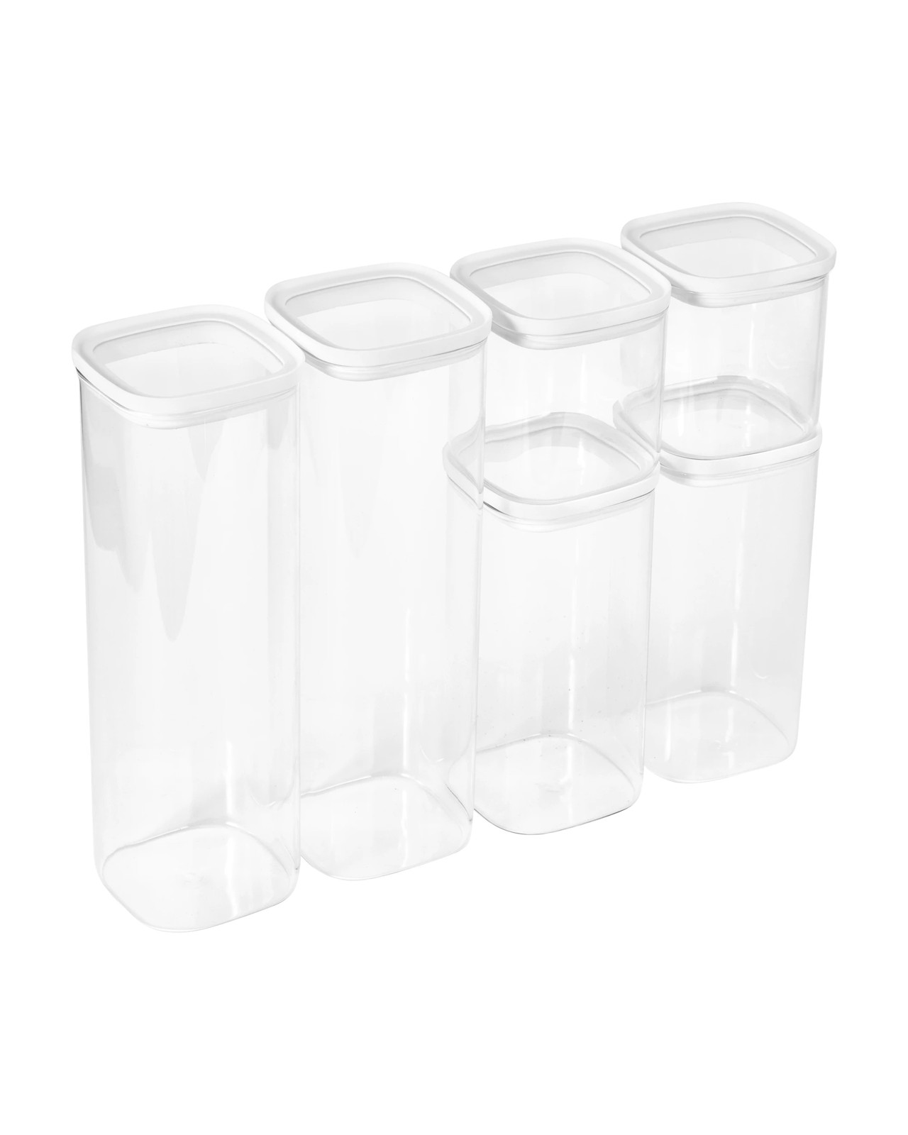 Anko Set of 6 Glass Food Storage Canisters 2 of 5
